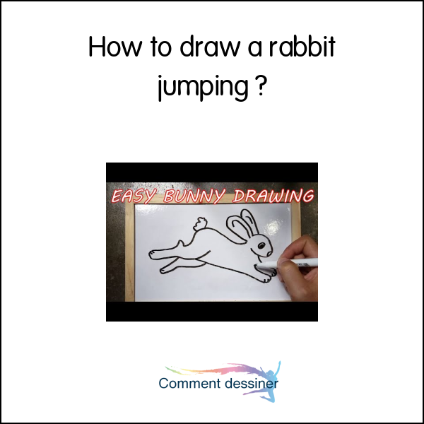 How to draw a rabbit jumping